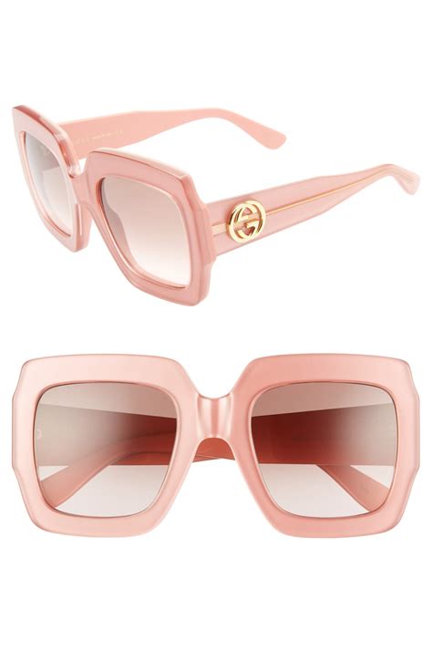 gucci cruise 54mm sunglasses men|gucci 56mm square sunglasses.